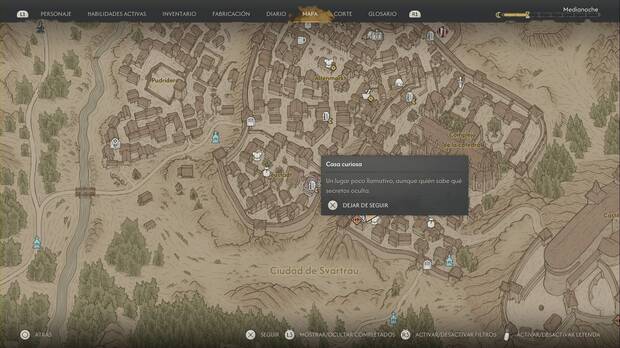 The Blood of Dawnwalker - Casas curiosas; ubicaci�n de la Casa curiosa en la zona sur de la muralla