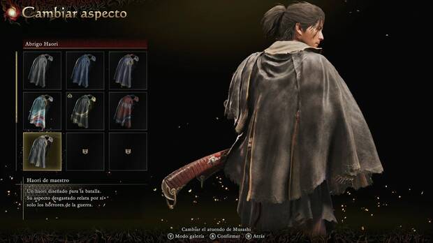 Onimusha: Way of the Sword - Abrigos haori, Haori de maestro