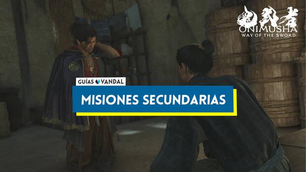 Onimusha: Way of the Sword - Portada del nodo de Misiones secundarias