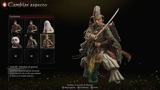 Onimusha: Way of the Sword - Vestimentas, Armadura de general