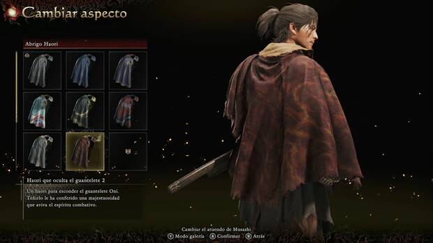Onimusha: Way of the Sword - Abrigos Haori, Hari que oculta el guantelete 2