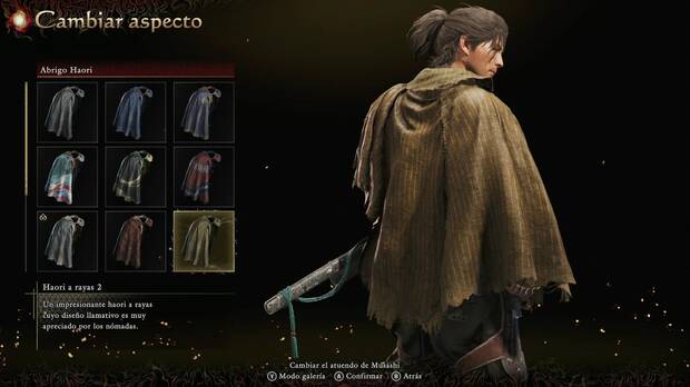Onimusha: Way of the Sword - Abrigos Haori, Haori a rayas