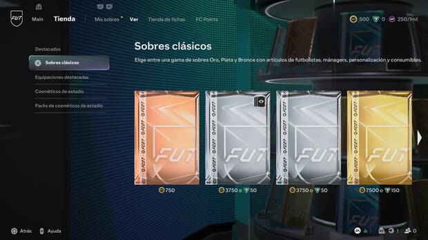 EA Sports FC 27 - Todos los tipos principales de sobres en Ultimate Team y c�mo conseguirlos