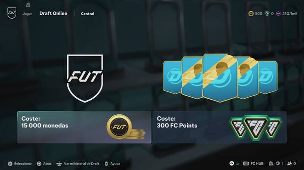 EA Sports FC 27 FUT: Coste de entrada para jugar FUT Draft