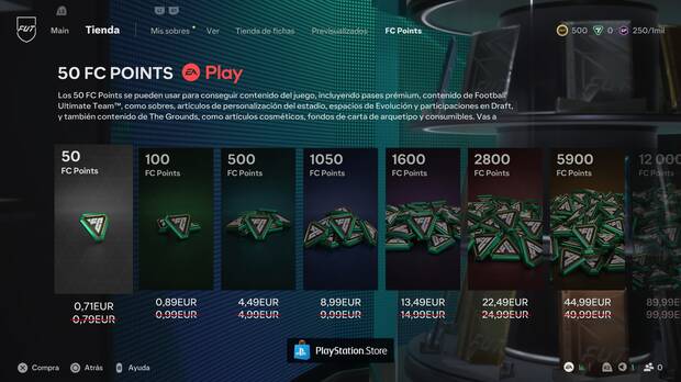 EA Sports FC 27: Cómo conseguir FC Points y precios oficiales