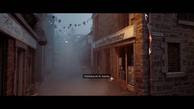 Silent Hill Townfall - Llegada; ubicación de la farmacia al llegar a las calles