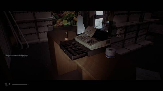 Silent Hill Townfall - Una conexión; ubicación de la caja registradora con la Tarjeta de corriente de prepago y el tablón