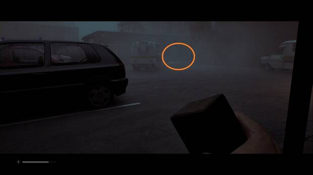 Silent Hill Townfall - Zoe: Rondas; ubicación de la puerta del garaje del parking del hospital