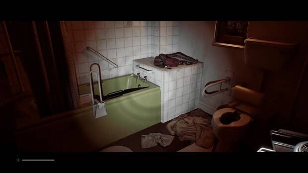 Silent Hill Townfall - Zoe: Rondas; ubicación de la llave del Sr. Stewart junto a la bañera