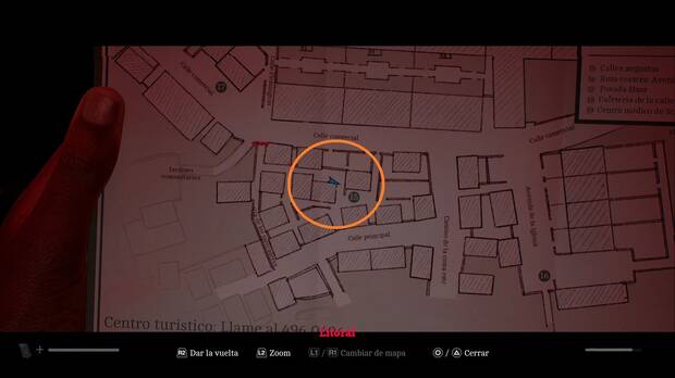 Silent Hill Townfall - Viaje al centro m�dico; ubicaci�n de la postal extra�a 5 en el distrito norte, cerca de (15)