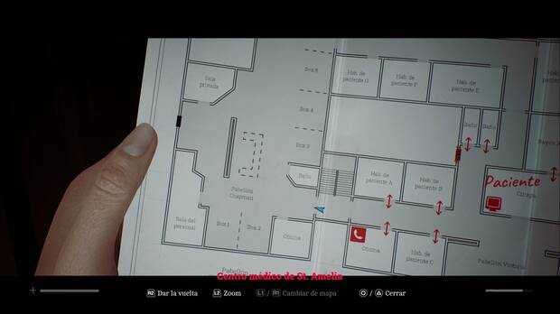 Silent Hill Townfall - Zoe: El paciente; ubicaci�n del Pabell�n Chapman en la planta baja