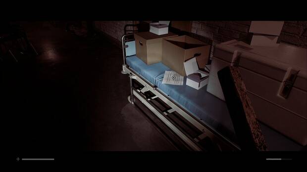 Silent Hill Townfall - Zoe: El paciente; ubicaci�n del documento aviso de limpieza del equipo en el s�tano del hospital