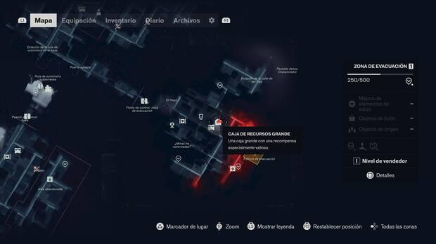 Control Resonant - Localizaci�n en el mapa del punto de mejora de salud 12