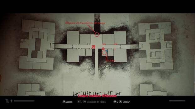 Silent Hill Townfall - Muchos en uno; ubicaci�n de la habitaci�n con la pista Lista de pacientes de Zoe y la sangre de 