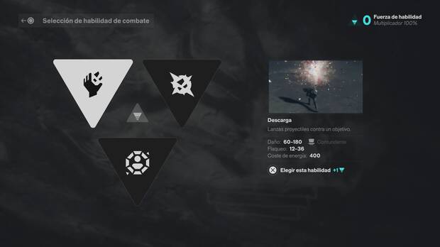 Control Resonant - Habilidad de combate Descarga