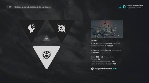 Control Resonant - Habilidad de combate Escudo