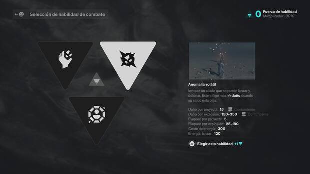 Control Resonant - Habilidad de combate Anomala voltil