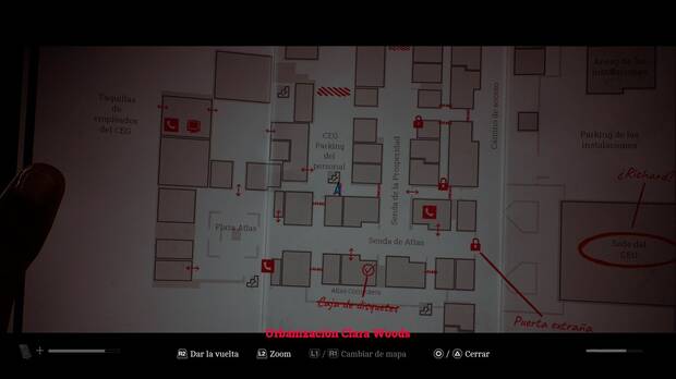 Silent Hill Townfall - Piezas perdidas; ubicación de la escalera del Parking del personal del CEG