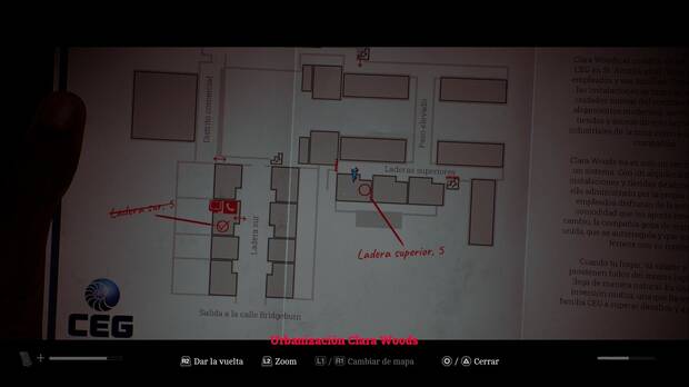 Silent Hill Townfall - Piezas perdidas; ubicación de Ladera superior, 5