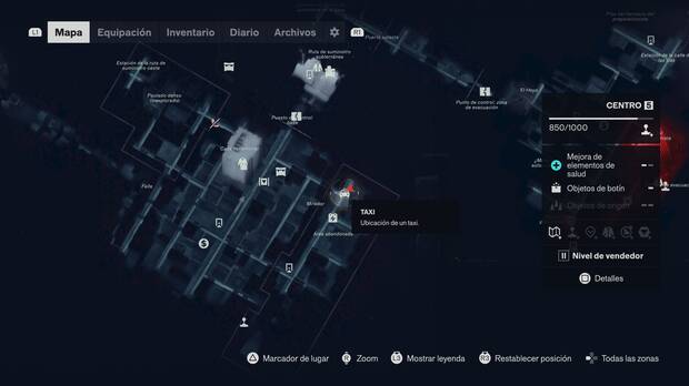 Control Resonant - Misión El último taxi - Localización en el mapa del taxi 03
