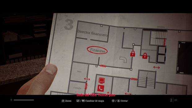 Silent Hill Townfall - Richard: Otro intento; ubicacin de la zona de Finanzas en la tercera planta del CEG