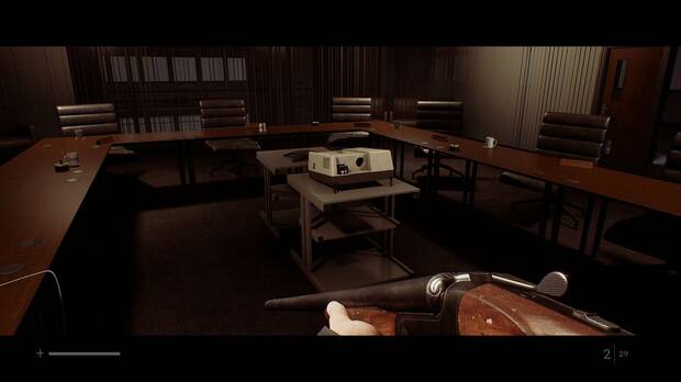 Silent Hill Townfall - Richard: Otro intento; proyector de la sala de juntas