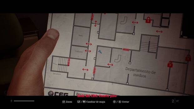 Silent Hill Townfall - Richard: Otro intento; ubicacin de la sala donde est la llave de almacn del CEG en la cuarta planta