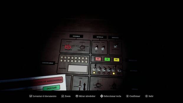 Silent Hill Townfall - Volver a intentarlo; panel de control de liberación de las abrazaderas