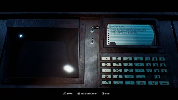 Silent Hill Townfall - Volver a intentarlo; consola de control en la sala de control