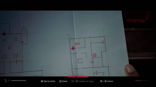 Silent Hill Townfall - Volver a intentarlo; ubicaci�n de la sala AUX de la primera planta