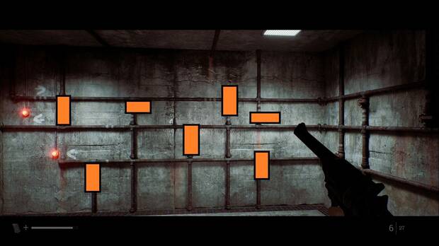 Silent Hill Townfall - Volver a intentarlo; posición correcta de las manivelas de la pared oeste