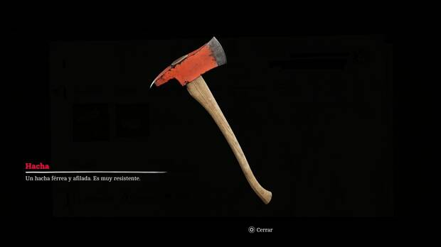 Silent Hill Townfall - Equipo, Hacha