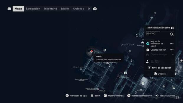 Control Resonant - Misi�n La perrita misteriosa - Localizaci�n en el mapa del perro 04
