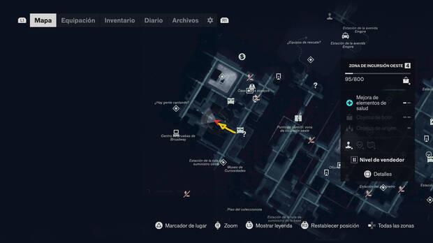Control Resonant - Misi�n Ciencia sin supervisi�n - Localizaci�n en el mapa de la entrada al centro de pruebas #04