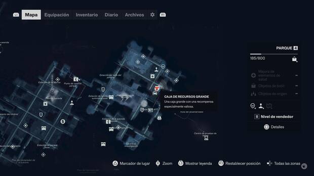 Control Resonant - Localizaci�n en el mapa del punto de mejora de salud 20