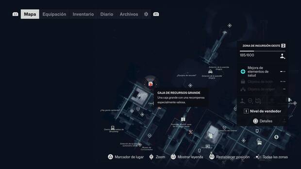 Control Resonant - Localizaci�n en el mapa del punto de mejora de salud 15