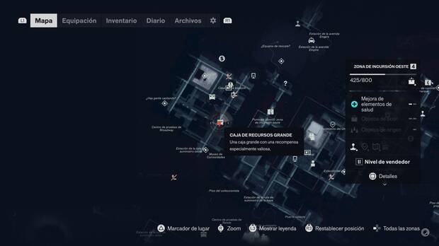 Control Resonant - Localizaci�n en el mapa del punto de mejora de salud 16