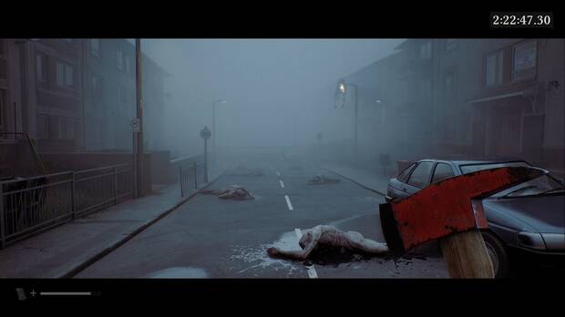 Silent Hill Townfall - Nueva Partida+; Cap�tulo 9 - Volver a empezar, ruta hacia la derecha desde la calle de los cad�veres por donde se consigue otra moneda para el final perro