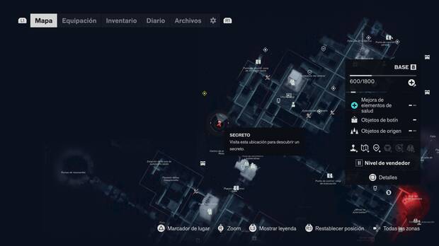 Control Resonant - Localizaci�n en el mapa de la escena del dibujo del cuaderno de Dylan Hombre orquesta