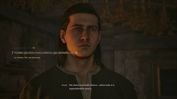 The Blood of Dawnwalker - Marchitarse, Coen negocia con Anca el precio de las hierbas
