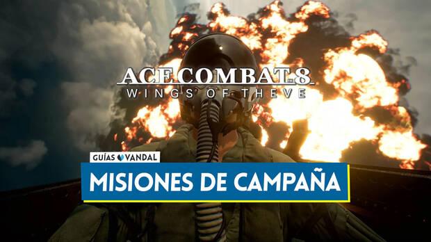 Guía de Ace Combat 8: Wings of Theve - Todas las misiones principales del modo campaña