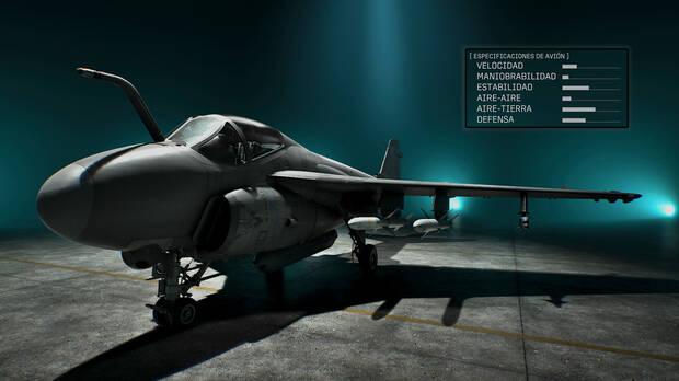 Ace Combat 8: Wings of Theve - Detalles y estad�sticas del avi�n A-6E Intruder