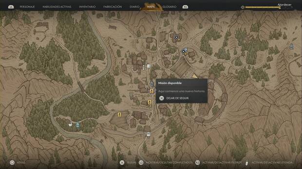 The Blood of Dawnwalker - Blasfemia; punto donde se activa la misi�n