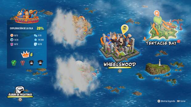 Todas las islas tienen su propia tem�tica.