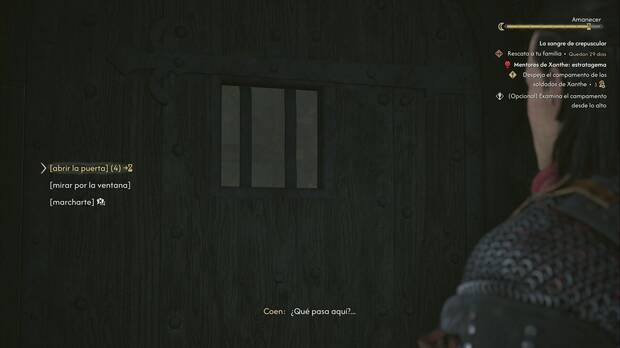 The Blood of Dawnwalker - Hogar, dulce hogar; puerta en lo alto de la torre del Arenal