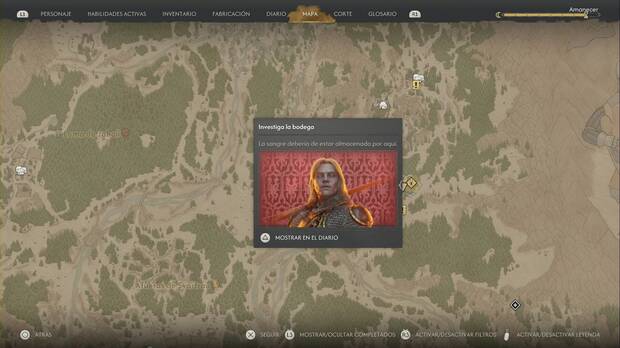 The Blood of Dawnwalker - Actividades de la Corte: Ambrus; ubicaci�n de la actividad Todo rojo