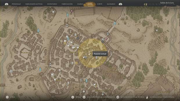 The Blood of Dawnwalker - Estudio en carmesí; ubicación del punto desde el que acceder a la casa de Vizto en Svartrau