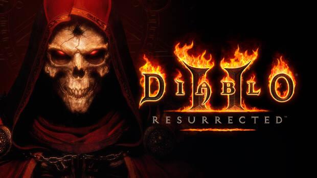 Logo y arte principal de Diablo 2 Resurrected