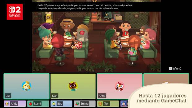 Animal Crossing: New Horizons - Multijugador ampliado en la edición de Switch 2