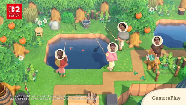 Animal Crossing: New Horizons - Compatibilidad con CameraPlay en la edición de Switch 2